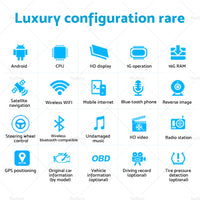 {{ 16GB Stereo Radio 9. 7'' Android 10. 1 GPS WiFi Carplay Suitable for Holden Cruze }} - Buy Car Parts Online at {{ Kaka Auto Parts }}.