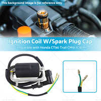 {{ Ignition Coil W or Spark Plug Cap Suitable for Honda CT90 Trail CM91  C90M }} - Buy Car Parts Online at {{ Kaka Auto Parts }}.