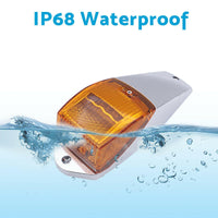 5x Roof Marker Lights 17 LED Clear Amber 12V Suitable For Truck Cab Top Running Light