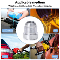 {{ 2x AN12 Male Aluminium weld on JIC bungs fitting -12AN JXSS032-12-A }} - Buy Car Parts Online at {{ Kaka Auto Parts }}.