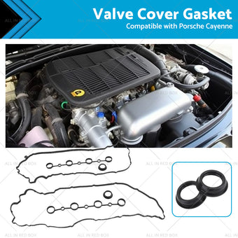 compare product Left Right Valve Cover Gasket Spark Plug Seals Cam Gasket Suitable for Cayenne