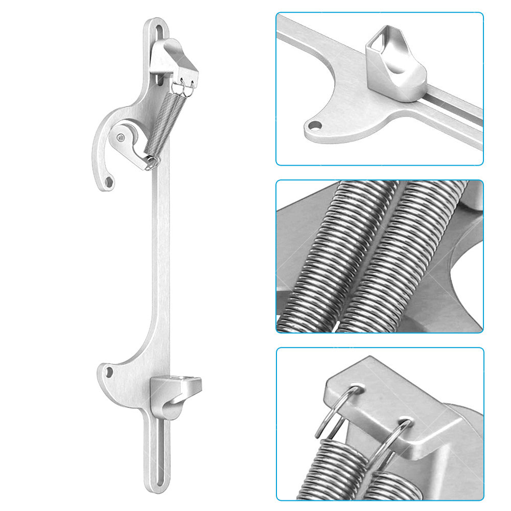 {{ Throttle Cable Bracket Carburetor Billet Aluminum Silver Fits For Carb 4150 4160 }} - Buy Car Parts Online at {{ Kaka Auto Parts }}.