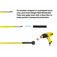 {{ Solder Seal Sleeve Heat Shrink Butt Wire Connectors Terminals Waterproof }} - Buy Car Parts Online at {{ Kaka Auto Parts }}.