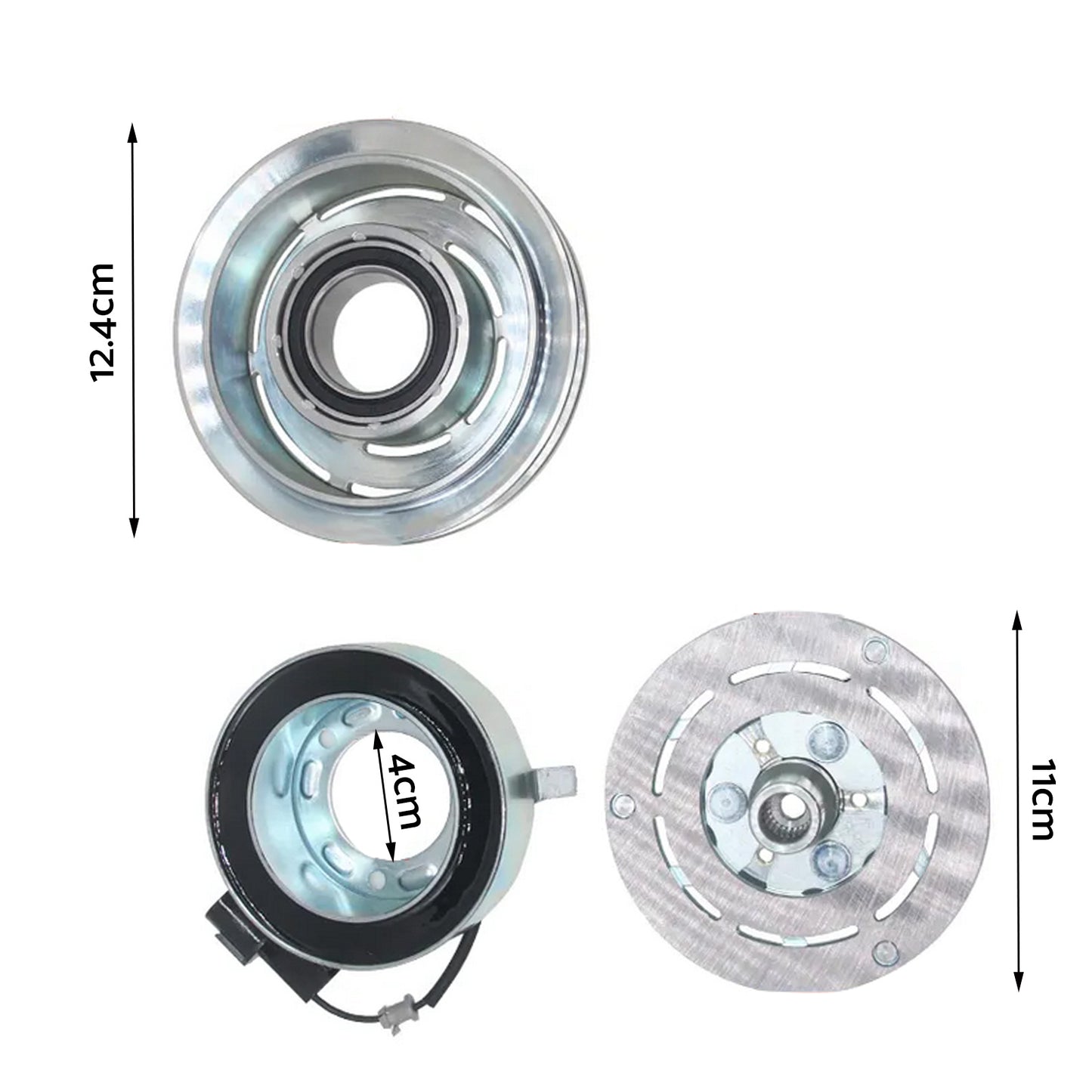 {{ A/C Compressor Clutch Assy Suitable For Mitsubishi Challenger Triton 2.5 D 2006- }} - Buy Car Parts Online at {{ Kaka Auto Parts }}.