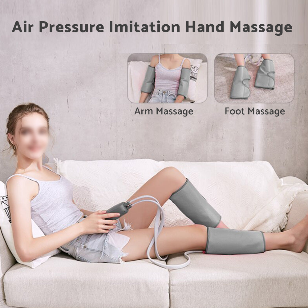Leg and Foot Massager with Heat Compression Calf Thigh Muscle Relax Wraps
