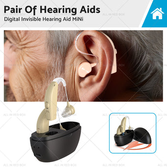 compare product Rechargeable Digital Hearing Aid Severe Loss Ear Aid HIGH-POWER Sound Amplifier