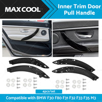 {{ 4x Inner Trim Door Pull Handle Suitable For BMW F30 F80 F31 F32 F33 F35 M3 }} - Buy Car Parts Online at {{ Kaka Auto Parts }}.