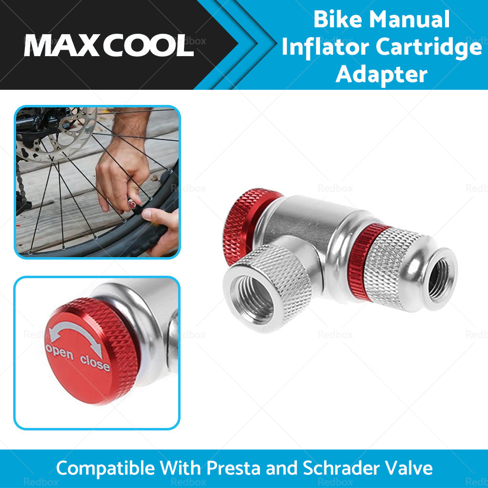 {{ Bike Manual Inflator Cartridge Valve CO2 Inflator Cartridge Adapter Presta }} - Buy Car Parts Online at {{ Kaka Auto Parts }}.