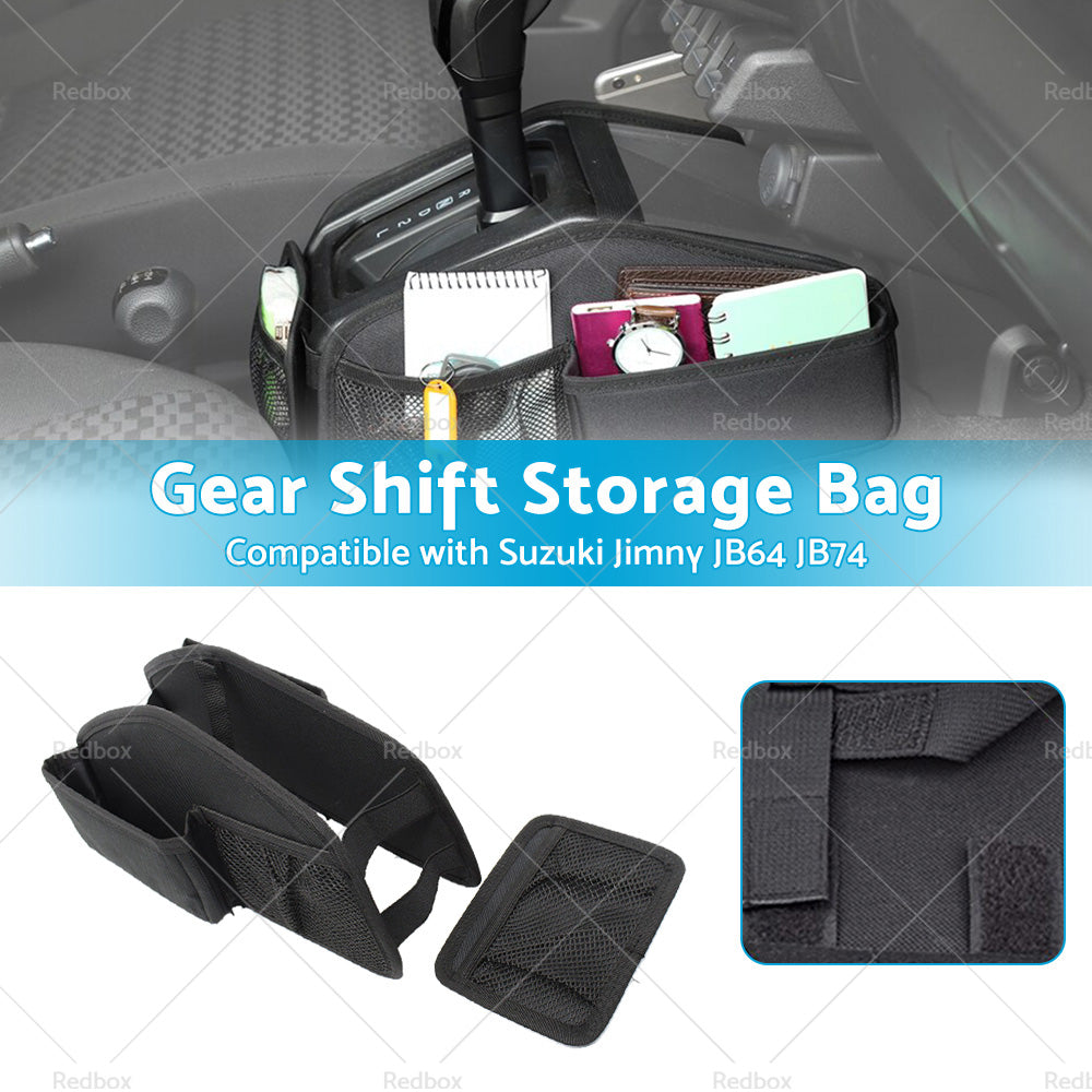 {{ Gear Shift Storage Bag Organizer Tray Suitable For Suzuki Jimny 19-22 JB64 JB74 }} - Buy Car Parts Online at {{ Kaka Auto Parts }}.