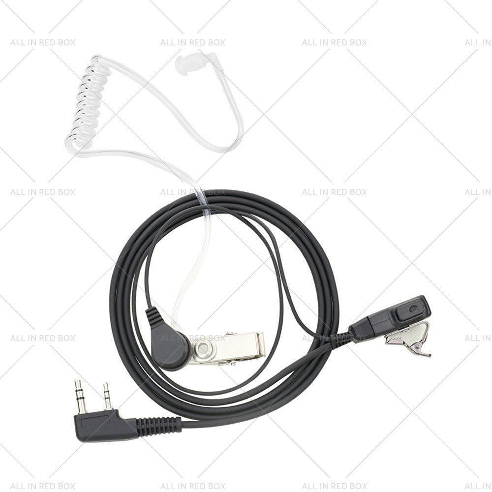 {{ 2PCS Covert Acoustic Tube Earpiece Headset Mic Suitable for Baofeng Kenwood }} - Buy Car Parts Online at {{ Kaka Auto Parts }}.