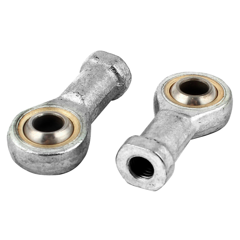 10x Zinc 6mm Female Spherical Plain Rose Joint Bearings Suitable For Left-Hand Threaded Applications