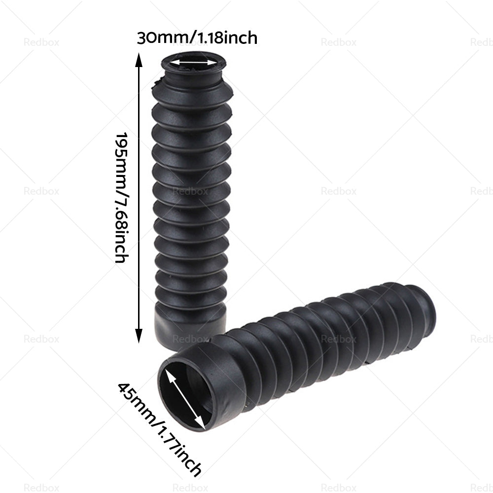 {{ 2PCS Postie Bike Fork Boots Boot Gaiter Suitable For Honda CT110 CT110X CG125 }} - Buy Car Parts Online at {{ Kaka Auto Parts }}.