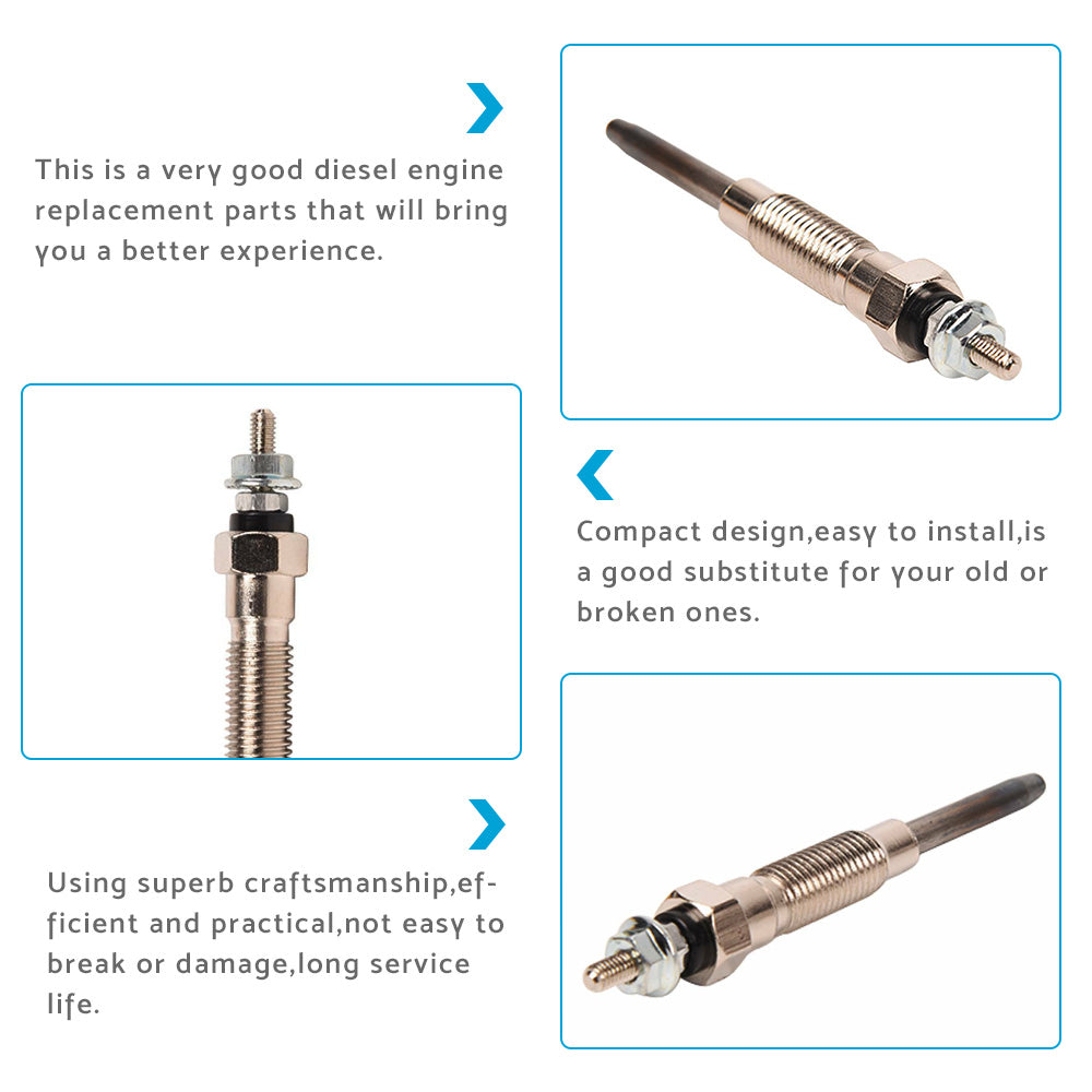 4x Glow Plug Suitable For Toyota Hilux LN106 LN107 LN111 LN85 LN86 LN147