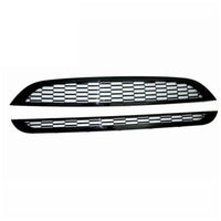 2x Honeycomb Mesh Front Grill Suitable For Mini Cooper R50 / R52 / R53 2002-2006