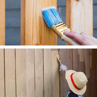 36PCS 1inch Chip Paint Brush DIY Art Varnishes Touchups Brushes Wooden Handle 1inch