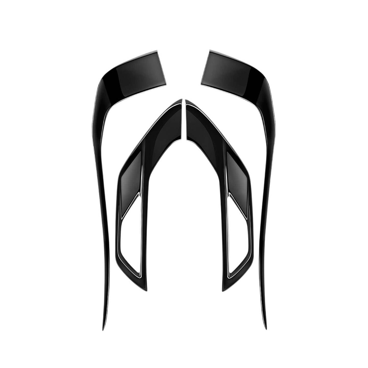 {{ Front Grill Molding Trim Protector Cover Suitable For Mitsubishi Outlander 22-24 }} - Buy Car Parts Online at {{ Kaka Auto Parts }}.