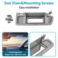 {{ Right Driver Side Sun Visor&Mounting Screws Suitable for Honda Civic FD 06~12 }} - Buy Car Parts Online at {{ Kaka Auto Parts }}.