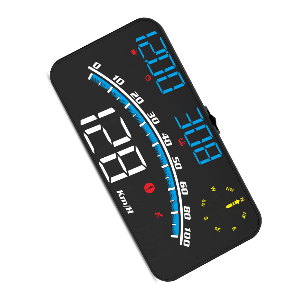 Digital Speedometer GPS HUD Head Up Display Universal Car MPH Overspeed Alarm