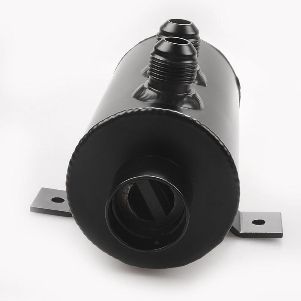 {{ Aluminium Baffled Engine Oil Catch Can 0. 75L 2 Port AN10  3M Hose Fitting Kit }} - Buy Car Parts Online at {{ Kaka Auto Parts }}.