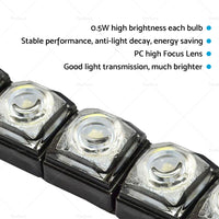 {{ 2PCS 9 LED DRL Fog Driving Daylight Daytime Running Light Car Auto Head Lamp }} - Buy Car Parts Online at {{ Kaka Auto Parts }}.