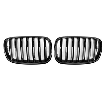 compare product Front Bumper Kidney Grill Grille Gloss Suitable For BMW E70 X5 E71 X6 2007-2013