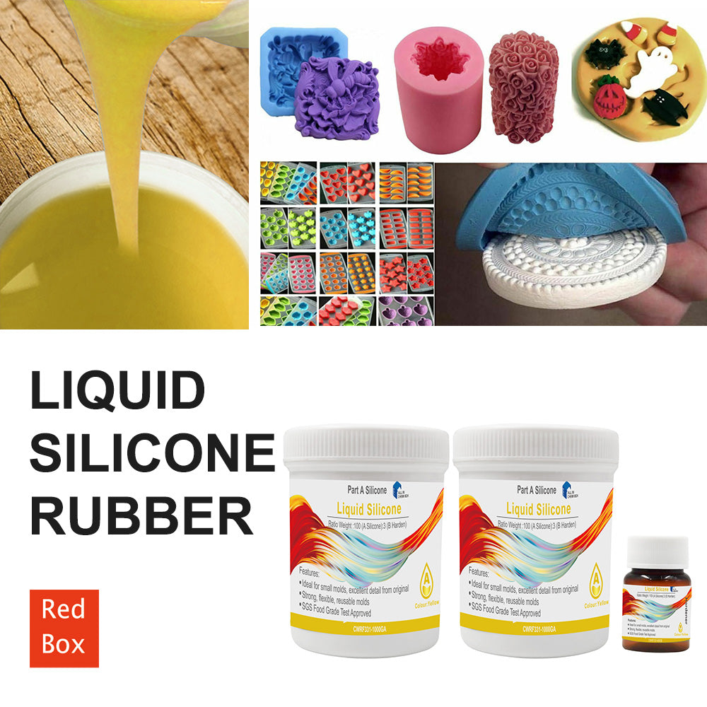 {{ SH25 Liquid Silicone Rubber Mould Making Kit 100 3 Mix - 1Kg 2Kg 5Kg 10Kg Yellow }} - Buy Car Parts Online at {{ Kaka Auto Parts }}.