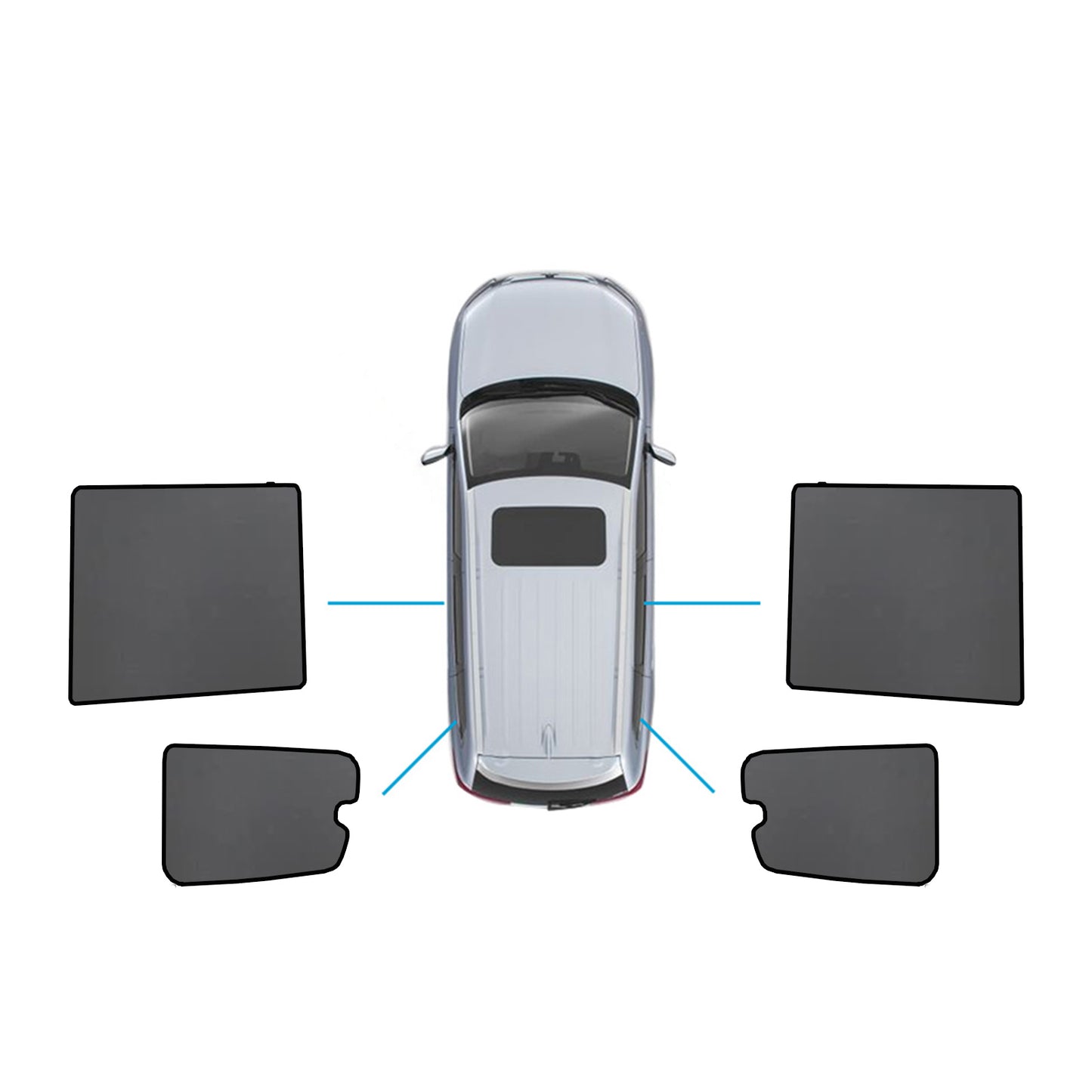 {{ Car Window Sun Protection Blinds Suitable For Mitsubishi Pajero 2006-2022 }} - Buy Car Parts Online at {{ Kaka Auto Parts }}.