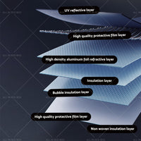 1x Front Windscreen Sunshade Suitable For Nissan Navara NP300 3rd Gen D23 2014-