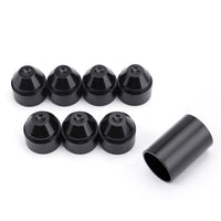 1x6 Aluminum Inline Fuel Filter 1/2-28 Suitable For Universal Car Use Black