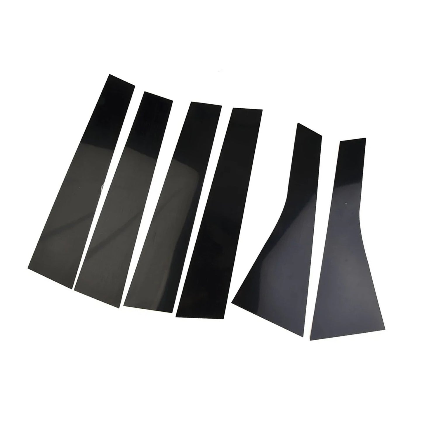 6x Black Pillar Post Cover Trims Suitable For Jeep Grand Cherokee 2011-2021
