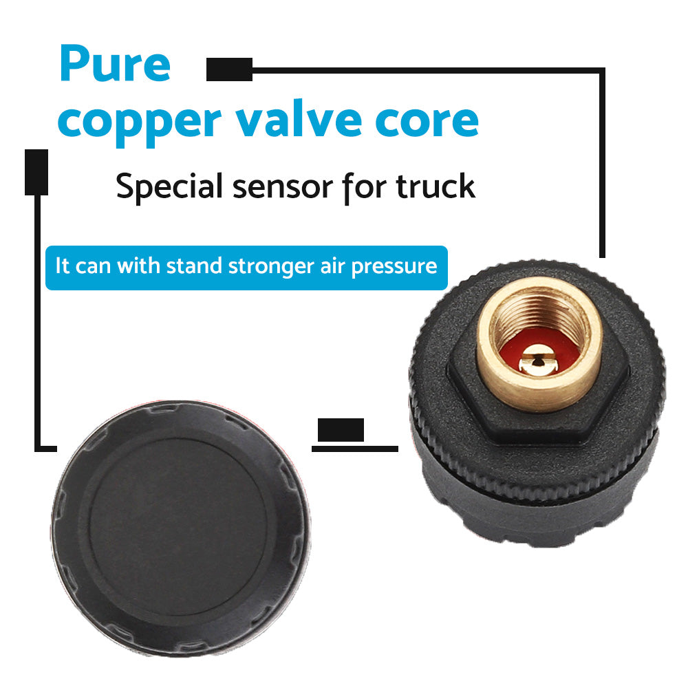 Tyre Pressure Monitoring System with 6 Wheel Sensors Suitable For Caravan, Truck, Trailer & Solar Vehicles