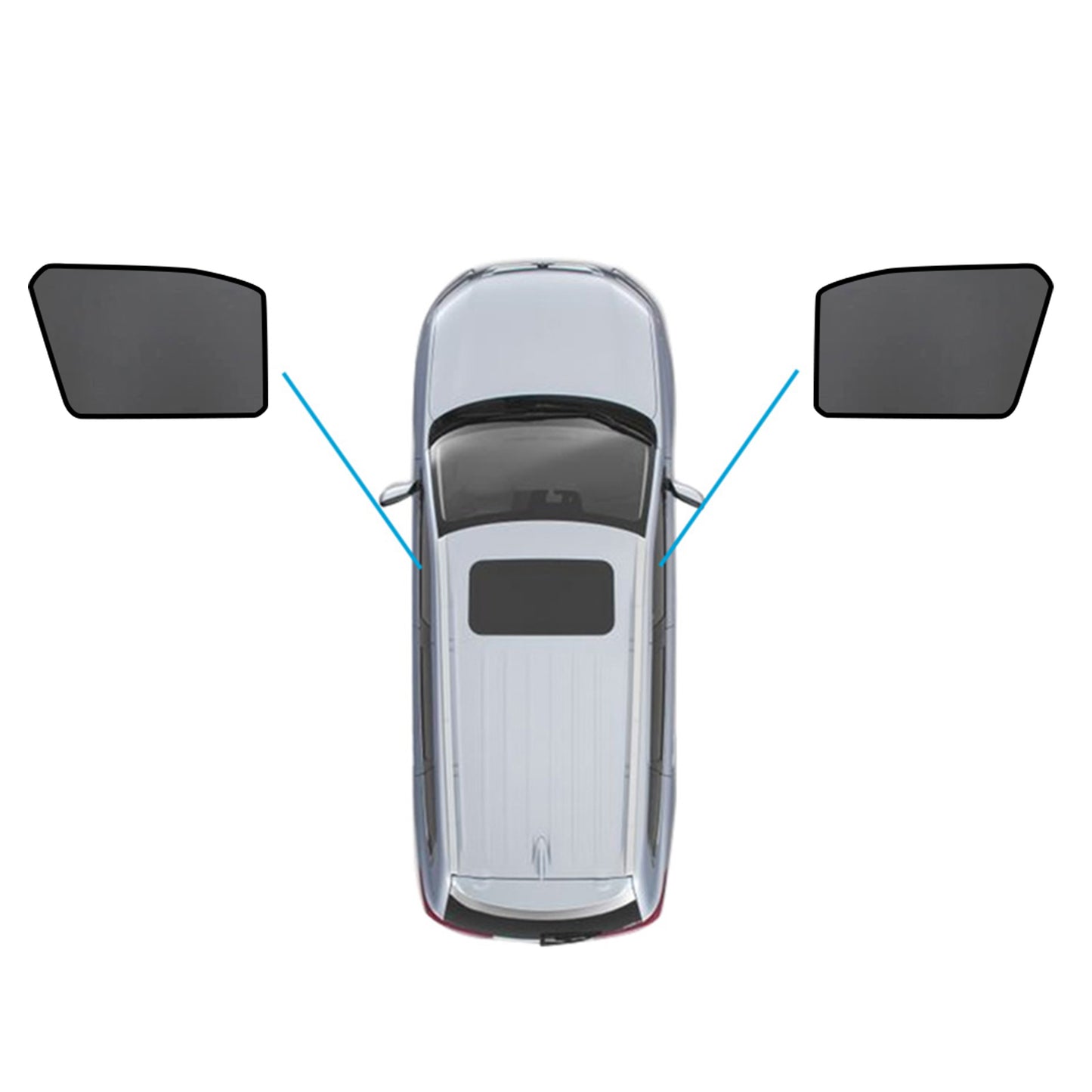 Car Window Magnetic Mesh Sun Blind Shades Suitable For Mitsubishi ASX 2010-2025