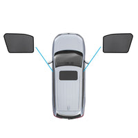 Car Window Magnetic Mesh Sun Blind Shades Suitable For Mitsubishi ASX 2010-2025