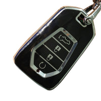 TPU 4-Button Car Remote Key Fob Cover Suitable For Isuzu D-MAX / MU-X MUX Black