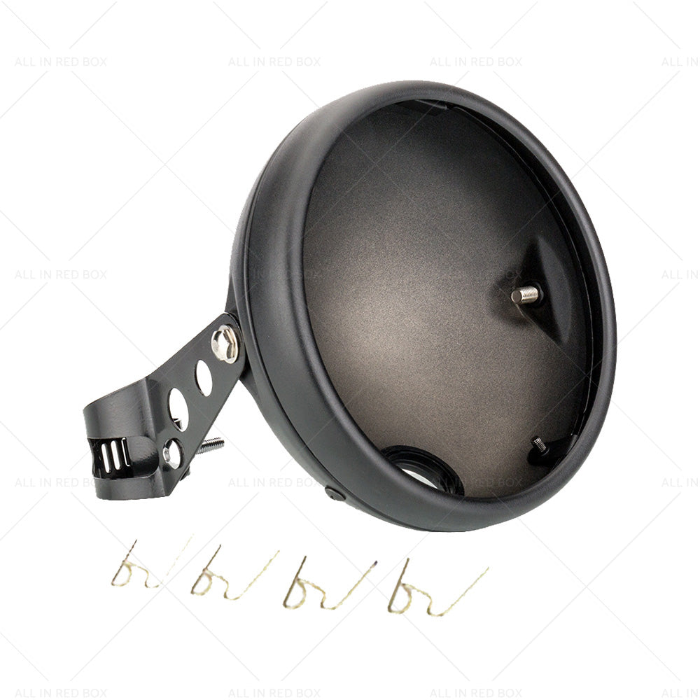 {{ 7inch Inch Motorcycle Head Light Bulb Bucket Housing Bracket Suitable For Harley }} - Buy Car Parts Online at {{ Kaka Auto Parts }}.