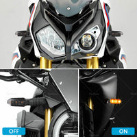 {{ 4 x Motorcycle Indicators Bike LED Turn Signal Light Blinkers Amber Universal AU }} - Buy Car Parts Online at {{ Kaka Auto Parts }}.