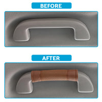 {{ 2pcs Universal Car Accessories Faux Leather Door Handle Cover Soft Car Handle }} - Buy Car Parts Online at {{ Kaka Auto Parts }}.