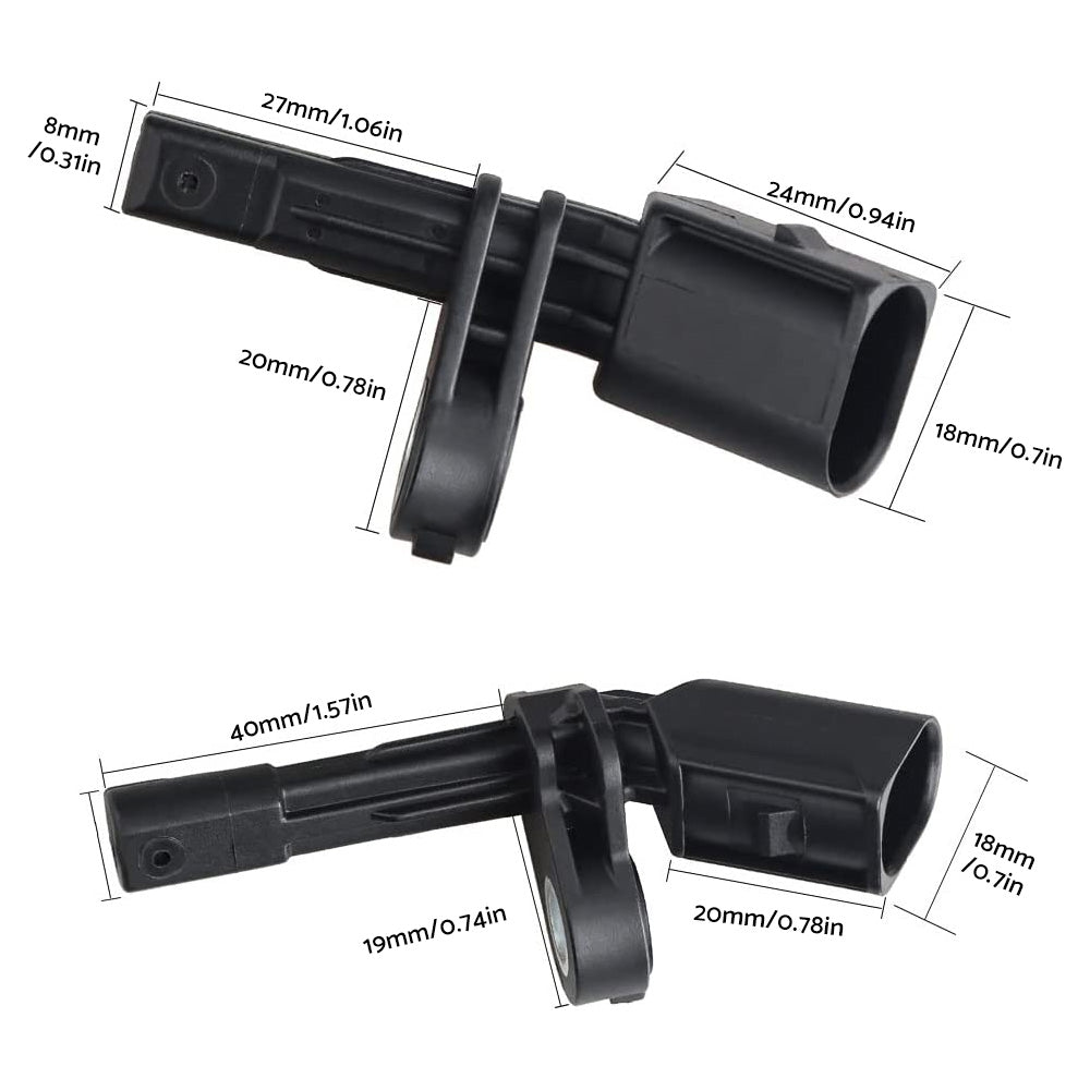 4x ABS Wheel Speed Sensor Suitable For Volkswagen Amarok 2010-2019 2H0927807A