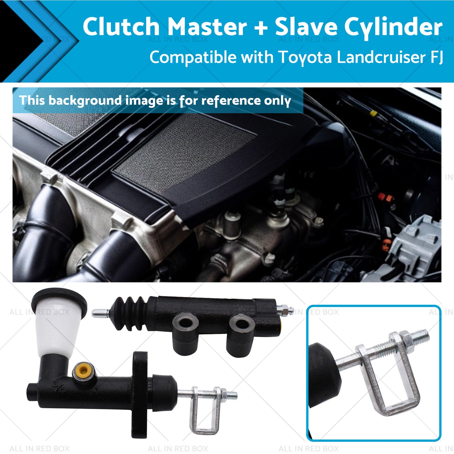 {{ Clutch Master  Slave Cylinder Suitable for Toyota Landcruiser FJ40 45 55 75-80 }} - Buy Car Parts Online at {{ Kaka Auto Parts }}.