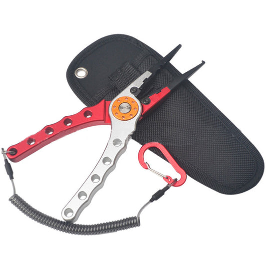 7. 9  Aluminium Fishing Pliers Hook Remover Line Cutting Mono Braid Fish Grip