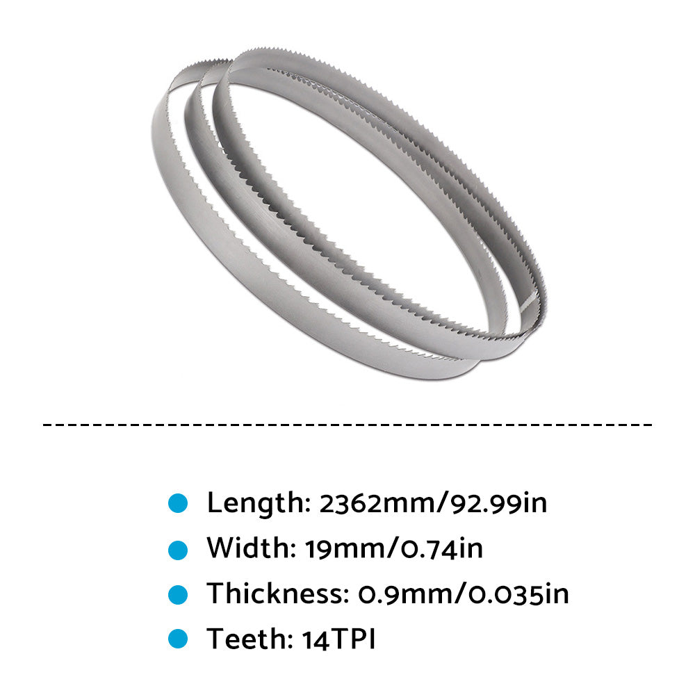 Metal Cutting Bi-Metal Bandsaw Blade Suitable For 2362mm x 19mm x 14 TPI Applications
