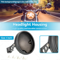 {{ 7inch Inch Motorcycle Head Light Bulb Bucket Housing Bracket Suitable For Harley }} - Buy Car Parts Online at {{ Kaka Auto Parts }}.