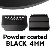 4mm Black Bash Plate Suitable For Mitsubishi Triton ML / MN 2006-2015 Underbody Steel Front Sump Guard
