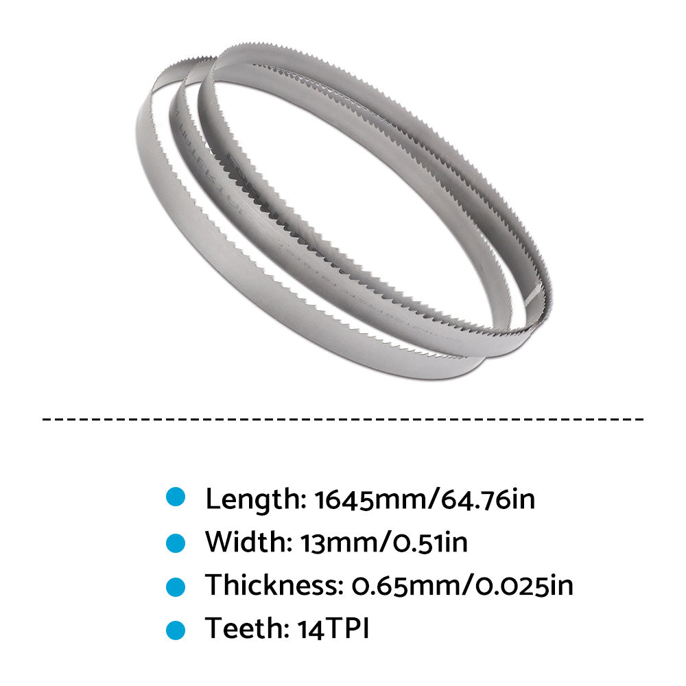 Saber Metal Cut Band Saw Blade MCB115S2 Bi-Metal M42 1645mm 14TPI