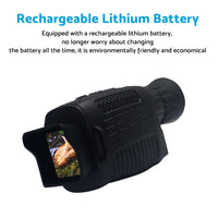 IR Night Vision Monocular 5X Zoom Telescope Digital Camera Hunting HD Video 1080