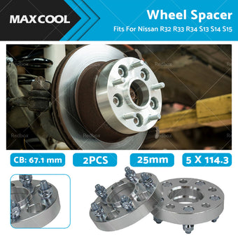 compare product 2PCS 25mm Wheel Spacers 5x114. 3 12x1. 25 25mm CB=67. 1mm Fits For Nissan R32 R33