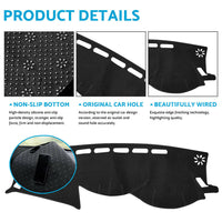 Non-Slip Dash Mat Dashboard Cover Suitable For Nissan Navara D23 NP300 ST-X ST SL PRO-4X 2021–2022