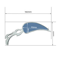 Motorcycle Rearview Mirrors Suitable For Harley Davidson Street Glide & Dyna