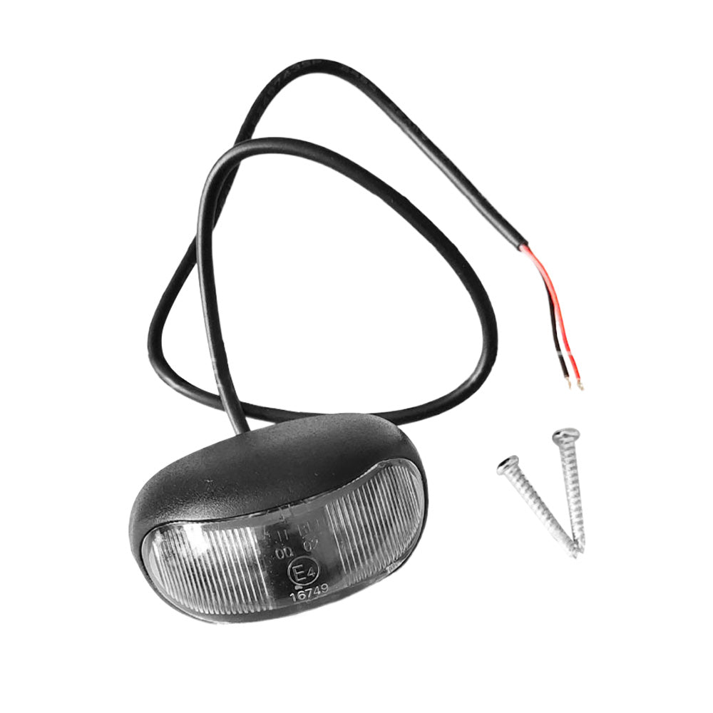 10x 2-LED Clearance Side Marker Lights Suitable For Trailer Truck 12V 24V Red & Amber