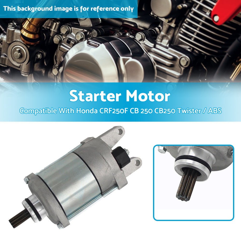 {{ Starter Motor Suitable For Honda CRF250F CB 250 CB250 Twister or ABS 2016-2020 }} - Buy Car Parts Online at {{ Kaka Auto Parts }}.